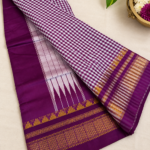 Small Checks Tana Silk Saree