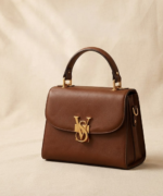 Vespera Signature Structured Top-Handle Bag