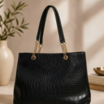 Croco-Chain Tote